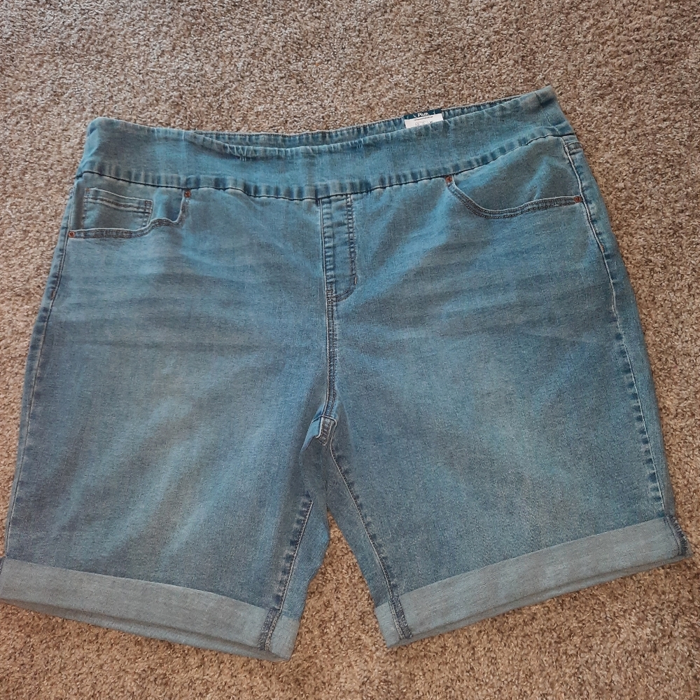Terra & Sky Pull On Bermuda Short - NWT - 3x